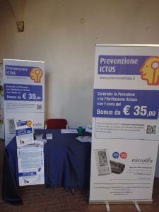 Prevenzione Ictus ha partecipato al Senior Expo Junior and Baby di Cosenza eseguendo gratuitamente screening del rischio Ictus